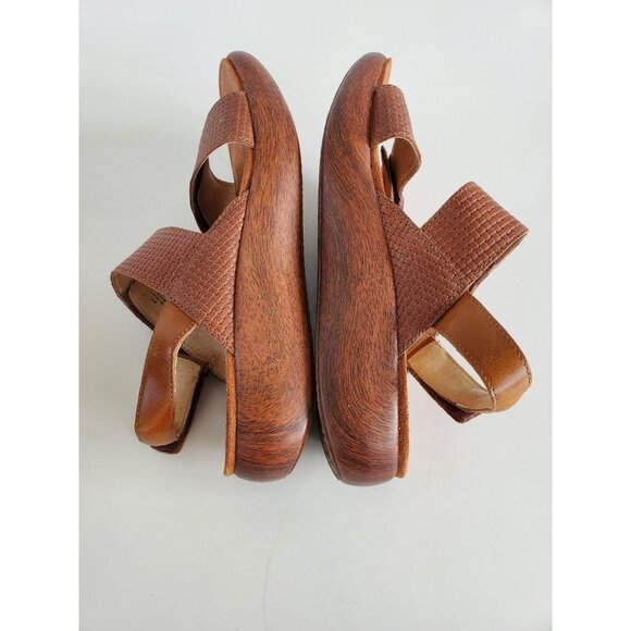 ALGERIA Bailee Brown Leather Sandals Womens Shoes BAI-7463 Size 40 US 9.5-10 - Picture 9 of 13